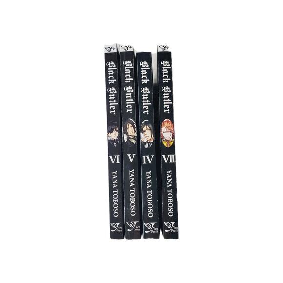 Black Butler Vol. 4, 5, 6, & 7 Manga Book Paperback English Yana Toboso LOT - Picture 1 of 8